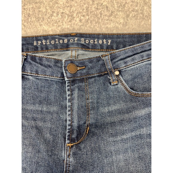 Articles Of Society Sz 28 Jeans Faith Flare Mid Rise Hippie Retro Boho Festival - Picture 2 of 14